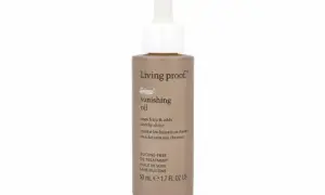 Living Proof Frizz Vanishing Oil, en hårolja som bekämpar friss och ger glans, perfekt för torrt hår.