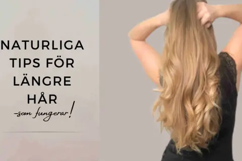 Naturliga tips för hur man får långt hår som fungerar. En kvinna med långt, blont hår.