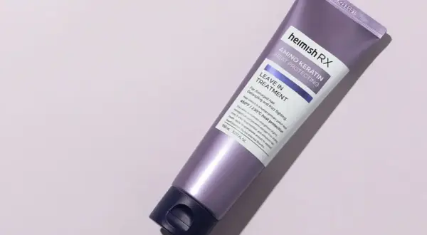 Heimish RX Amino Keratin Heat Protecting Leave-in Treatment för skadat hår. Skyddar mot värme och gör håret mjukt.